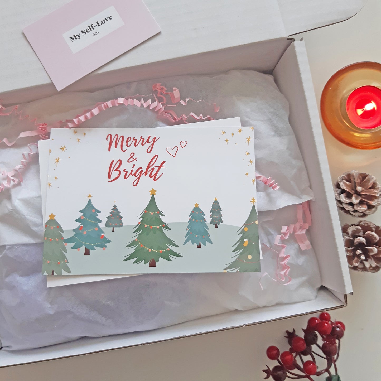 A Pink & Cosy Christmas | christmas gift boxes for her