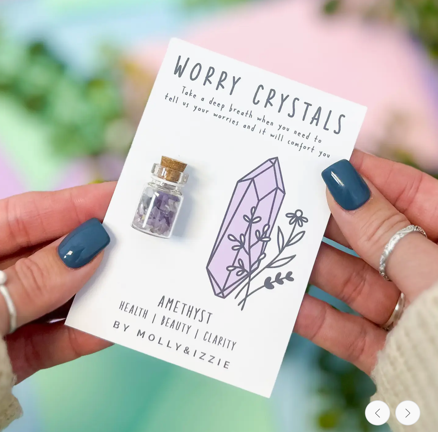 Amethyst Worry Crystals | Build Your Own thinking of you Gift Box For Friends