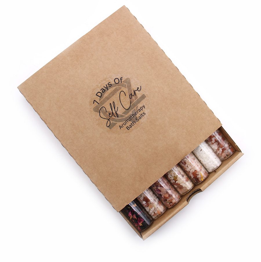 Aromatherapy Bath Salts Set| Build Your Own luxury pamper gift box for women