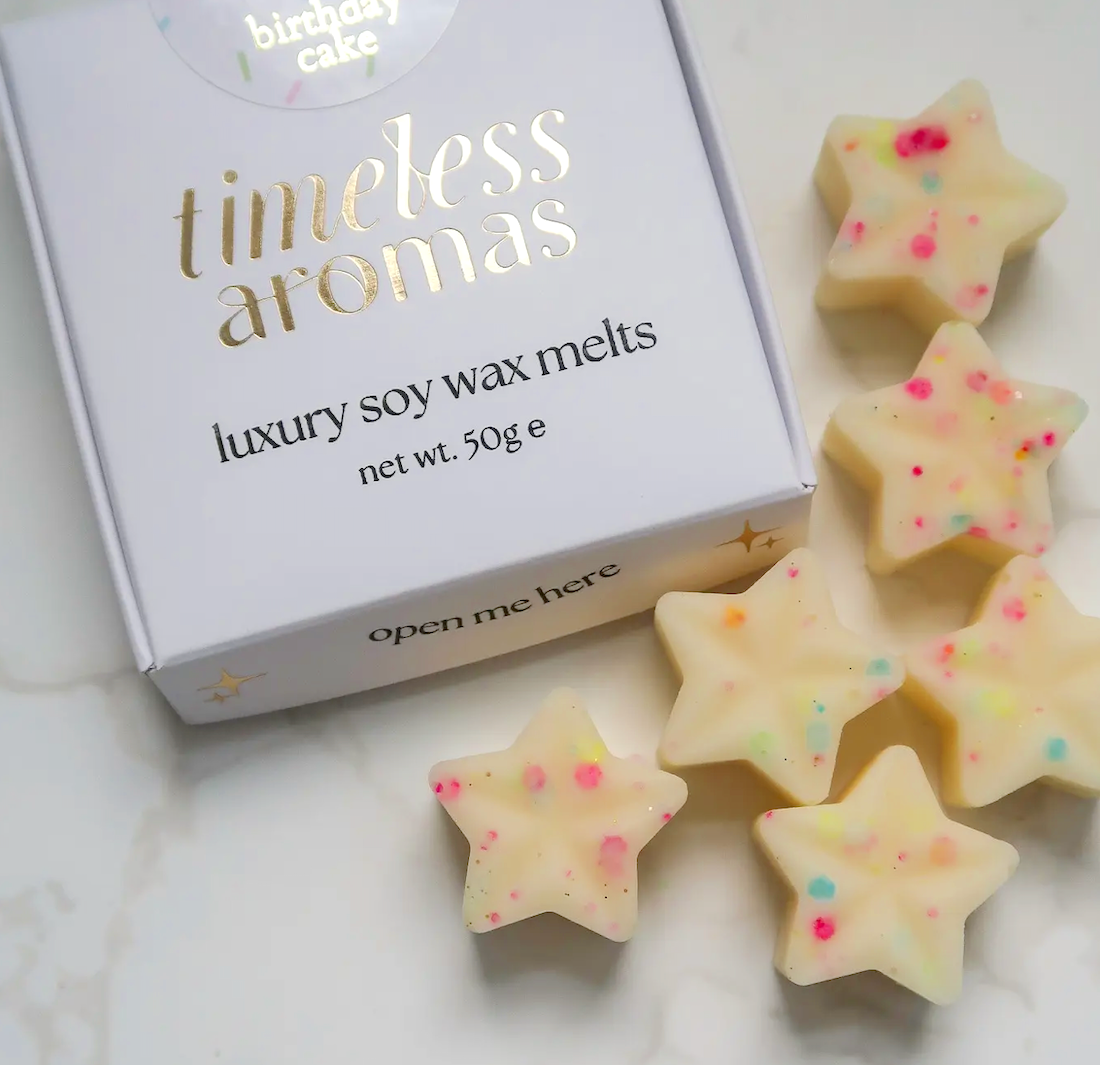 Birthday Cake Wax Melts | Personalise Your Own Birthday Gift Hamper for Her