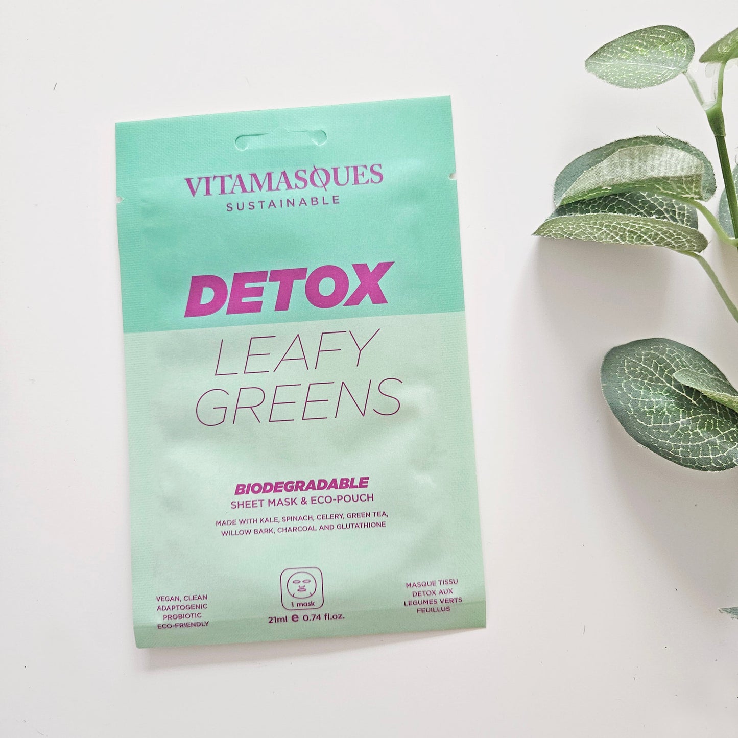 Detox Leafy Greens Facial Mask | Korean Beauty Skincare Gift box