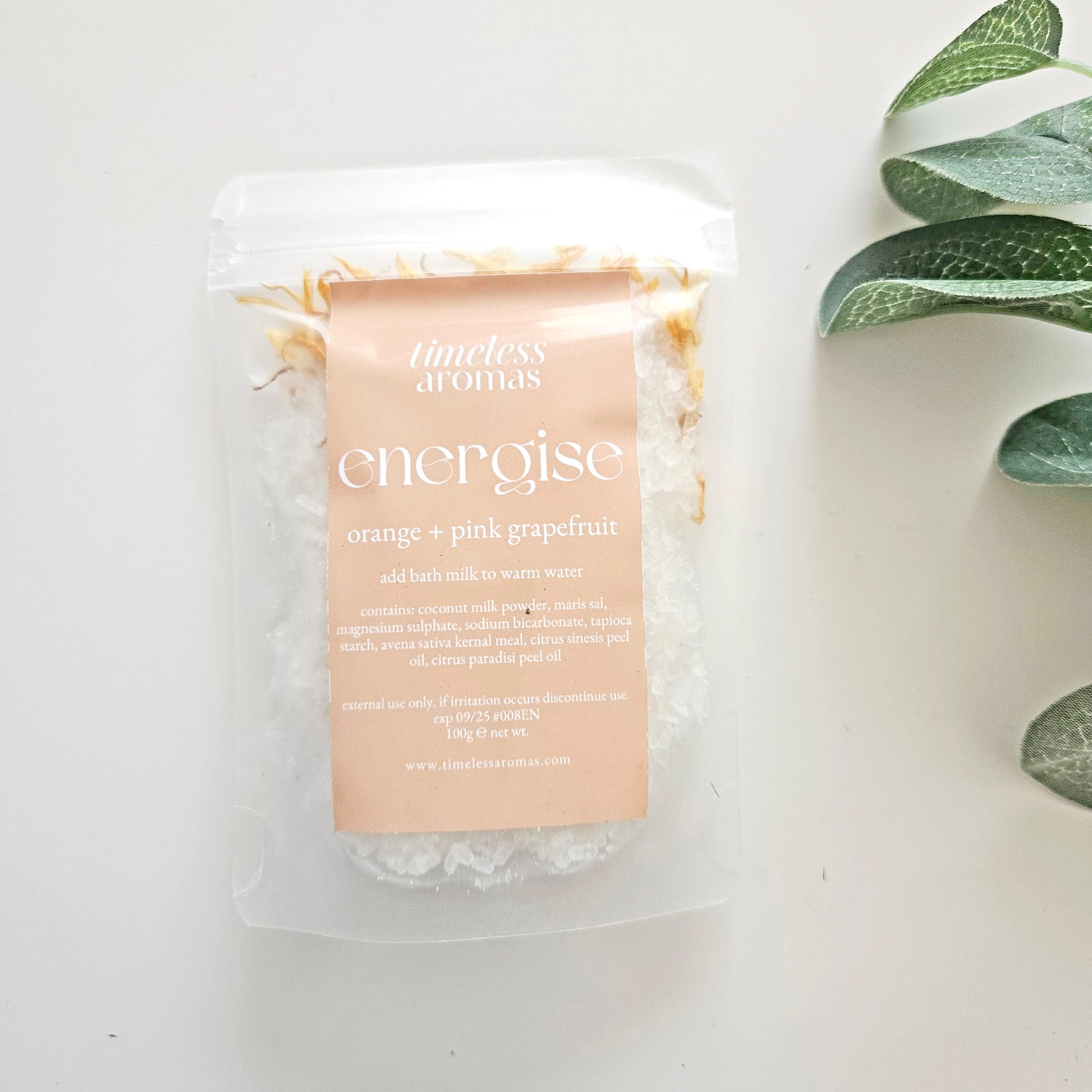 Energise Bath Milk | Build Your Own Pamper Box for Her