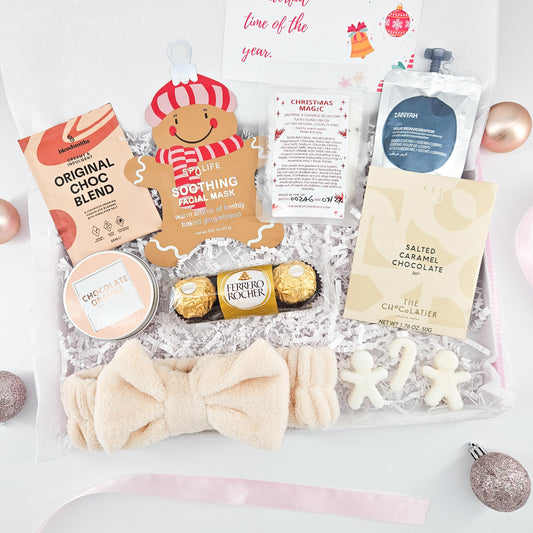 Gingerbread Cocoa Delight | Luxury Christmas Gift Box for Her