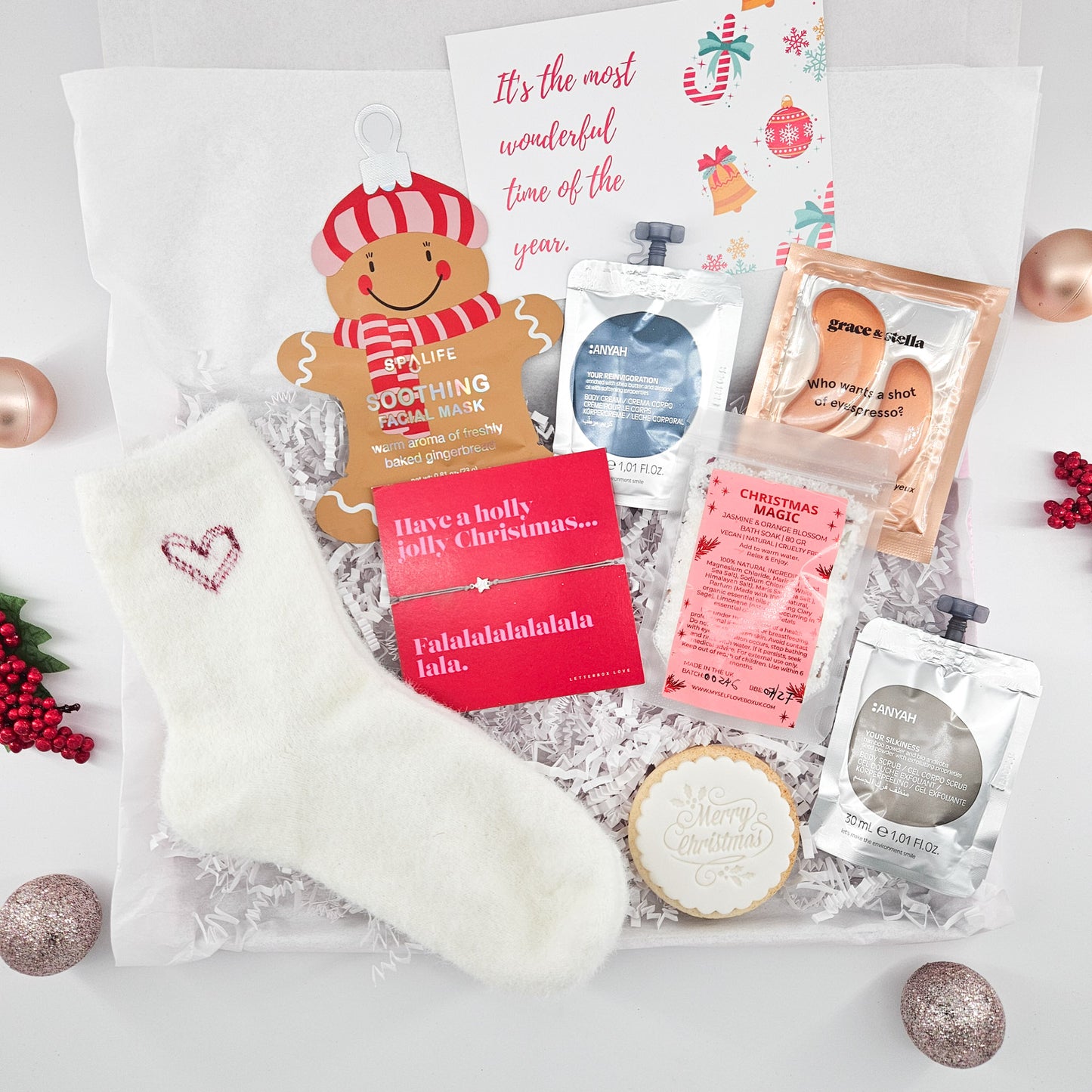 Gingerbread Joy | Festive Christmas Letterbox Gift for her