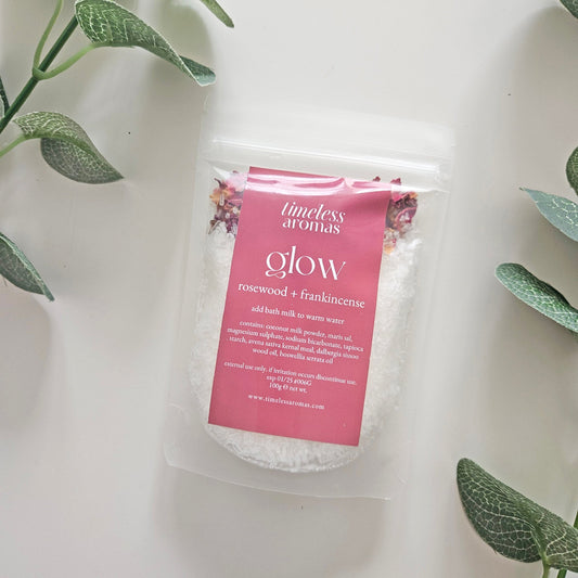 Glow Aromatherapy Bath Milk | Build Your Own Letterbox Gifts for Her