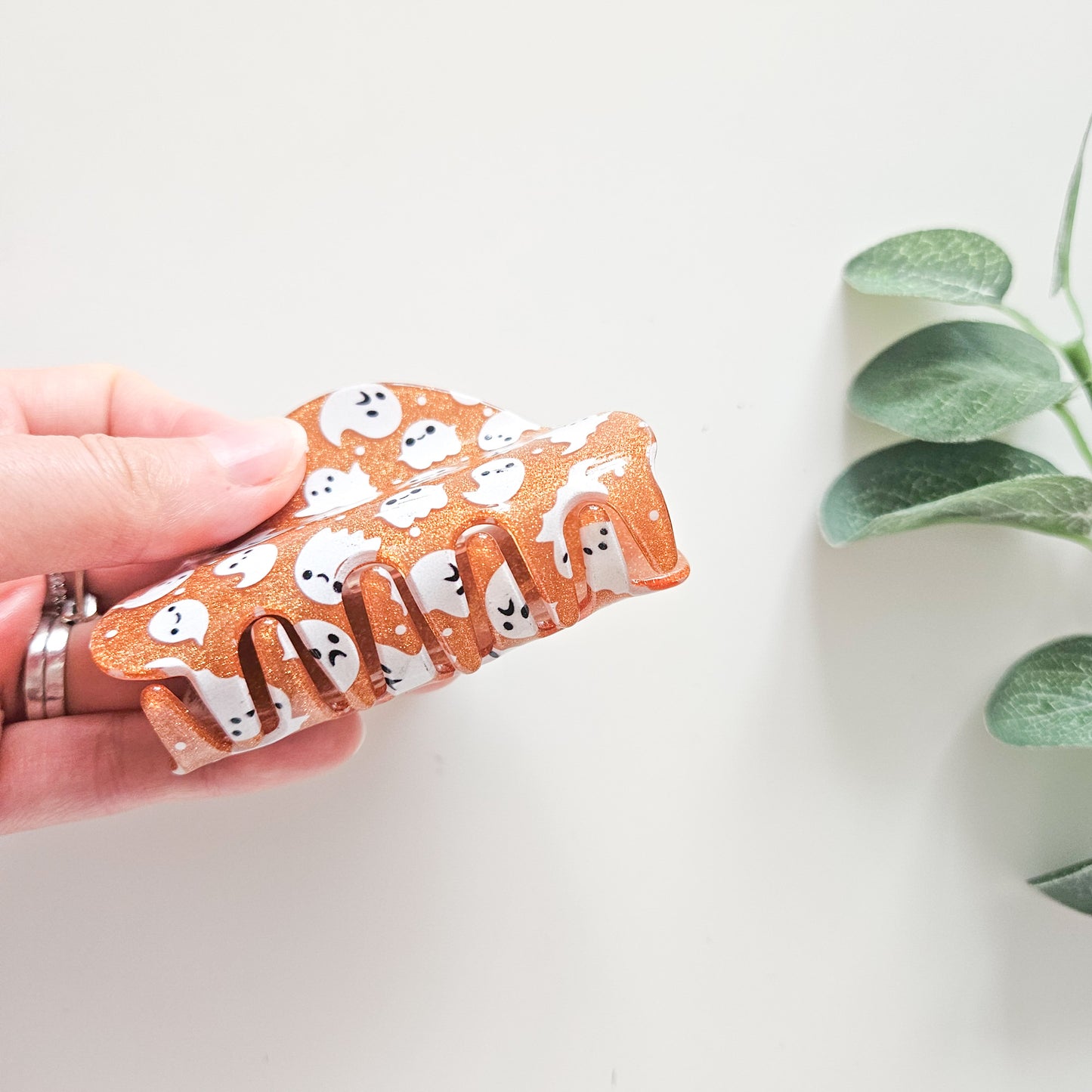 Halloween Ghost Hair Clip | Build Your Halloween boo box for Her