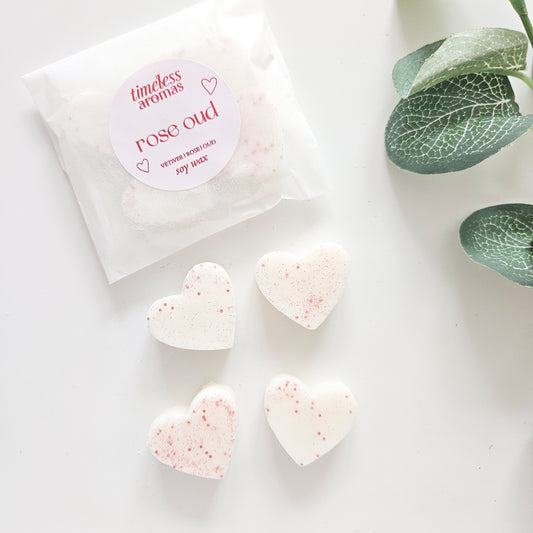 Hand poured Wax Melt Hearts | Build Your Own Housewarming Gift Basket