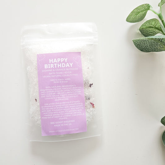 Happy Birthday Bath Salts | Build Your Own Birthday Hamper for Her