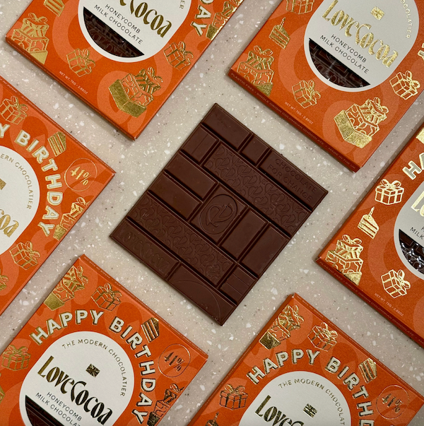 Happy Birthday Honeycomb Chocolate | Build Your Own Gift Box Uk