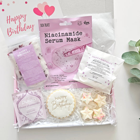 Happy Birthday Mini Care Package | Vegan Letterbox Gifts for her