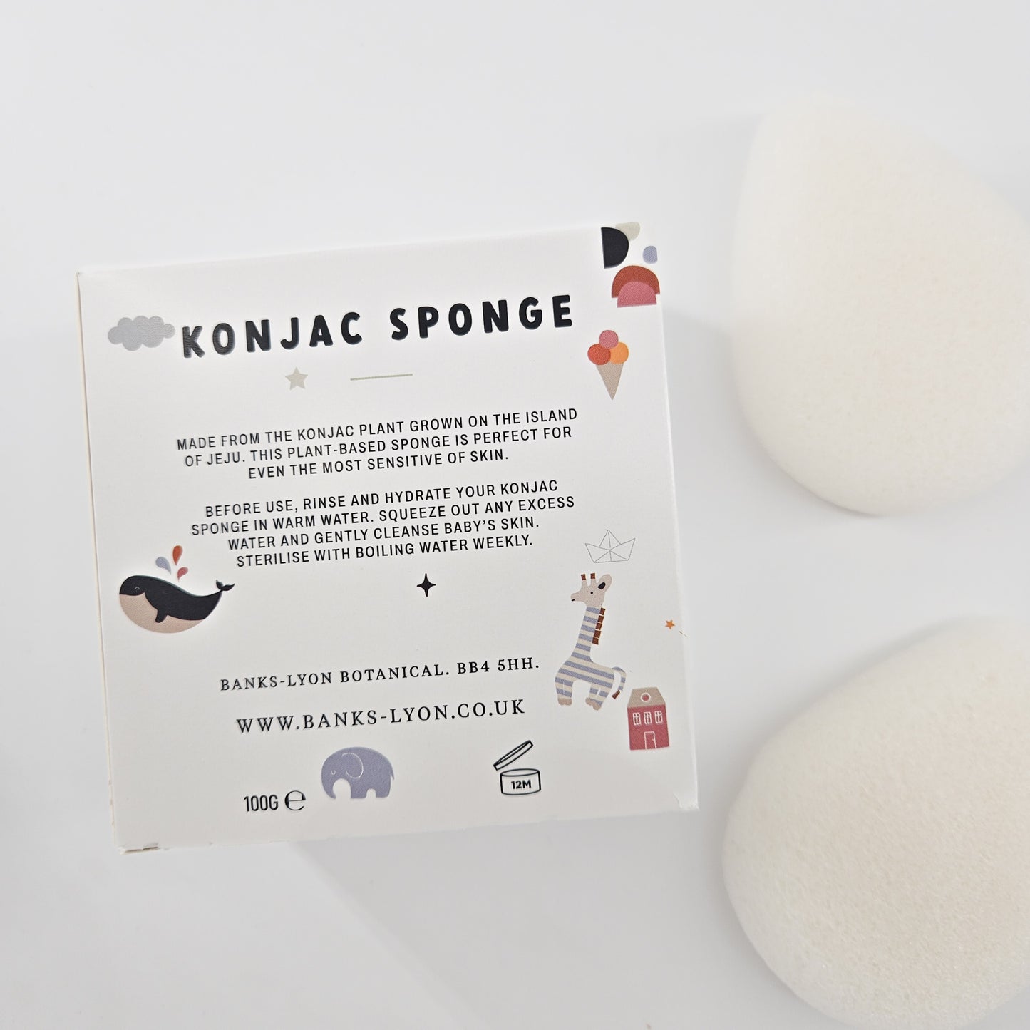 Konjac Baby Sponge Set - Gentle Baby Bath Gift | Build Your Own Gift Set