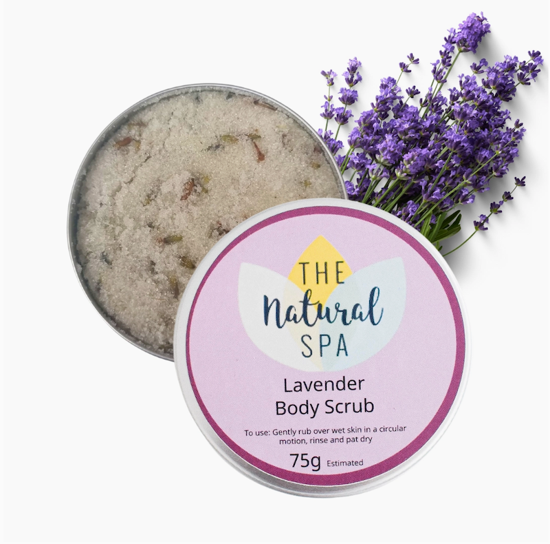 Lavender Body Scrub | Build Your Own Wellness Gift Box For female friends
