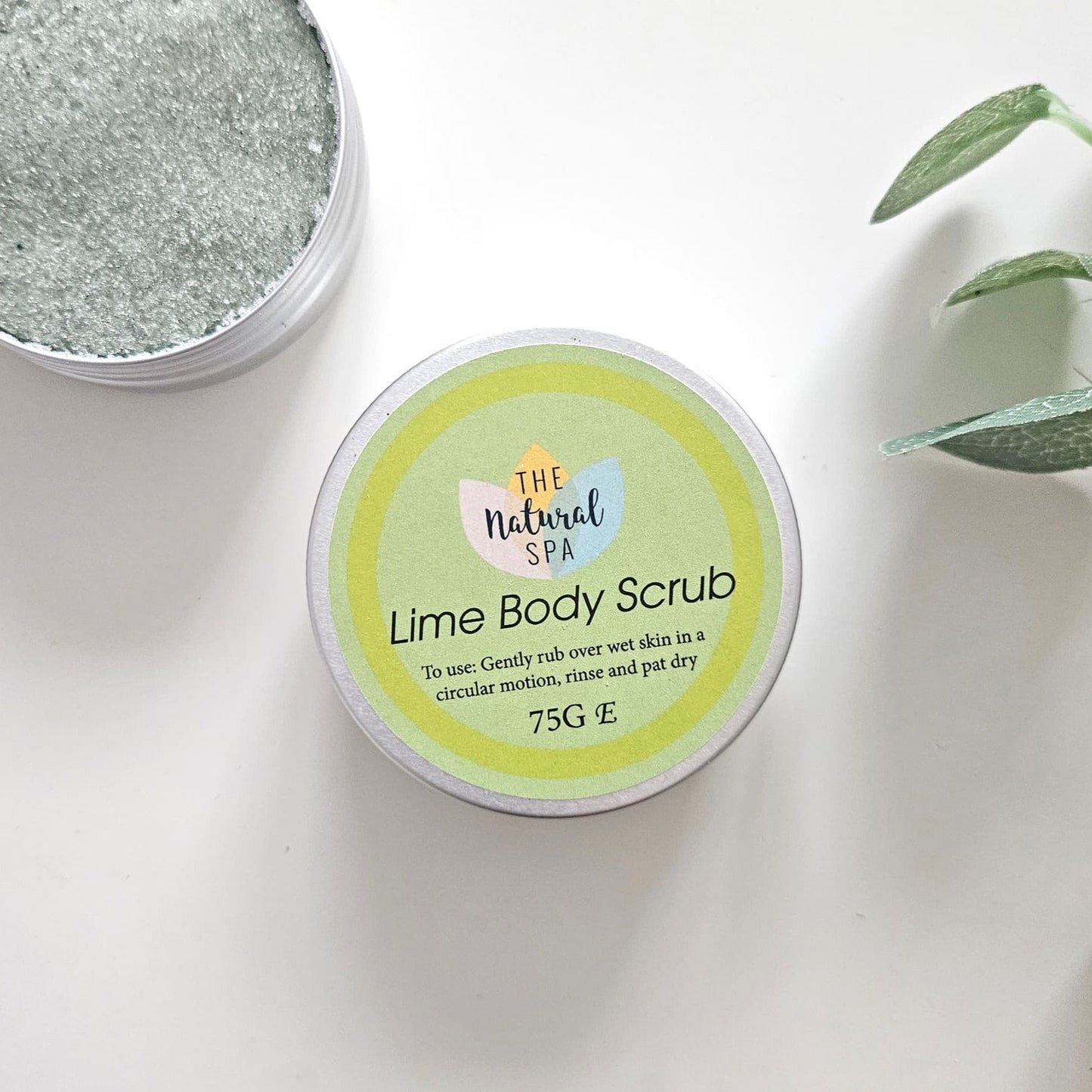 Lime Natural Body Scrub | Build You Own Spa Gift Set for Her