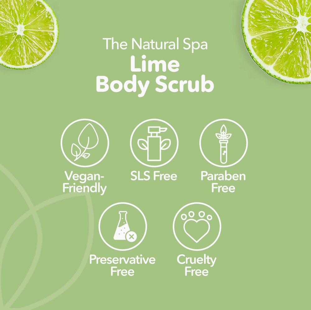 Lime Natural Body Scrub | Build You Own Wellbeing Gift box for her