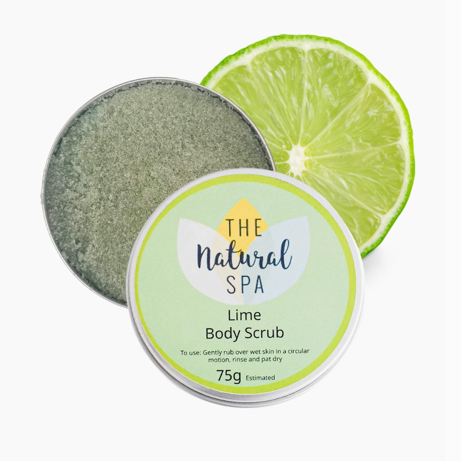 Lime Natural Body Scrub | Build You Own pamper gift set for her