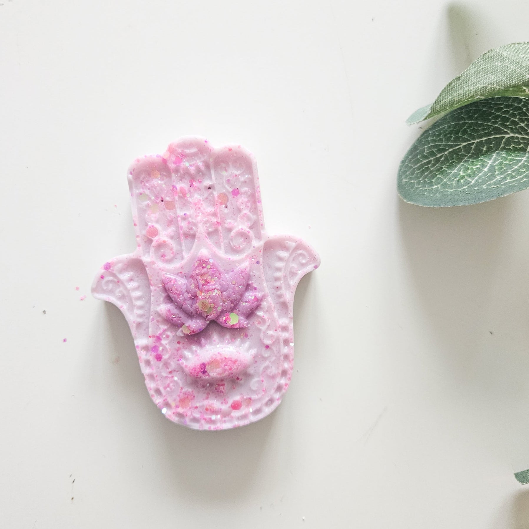 Lotus Hamsa Protection Wax Melt | Build Your Own Spiritual Box
