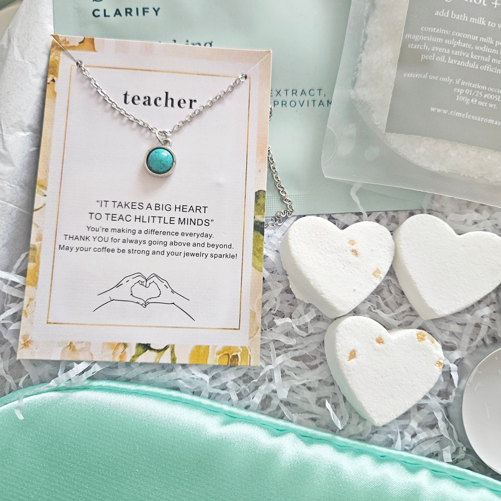Luxury Teacher self care hamper  thoughtful pamper gift boxes for women by post