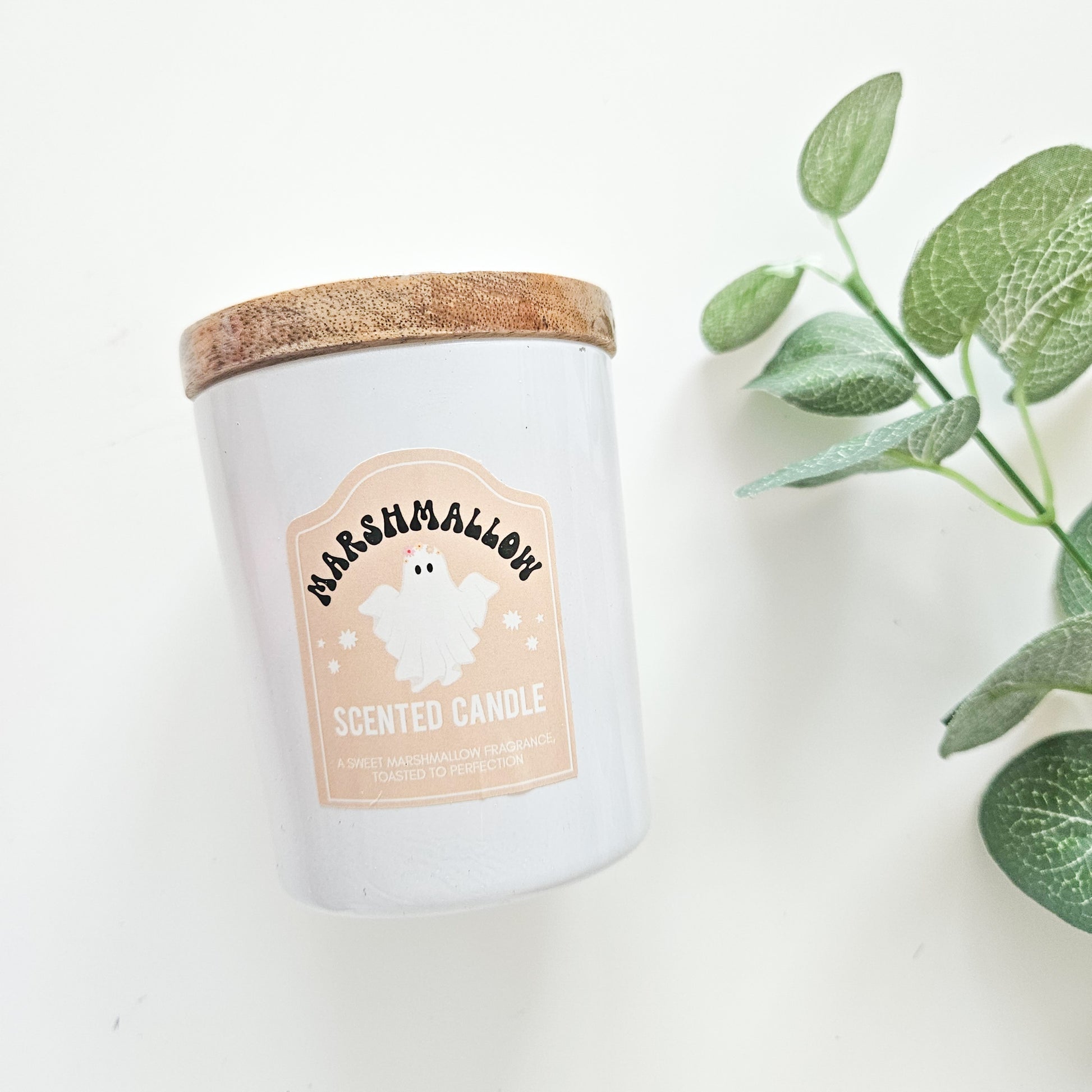 Marshmallow Scented Candle | Build Your Own halloween care package for Her