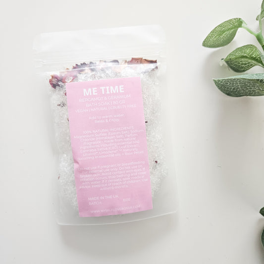Me Time Aromatherapy Bath Salts | Build Your Own Pamper Night Gift Box