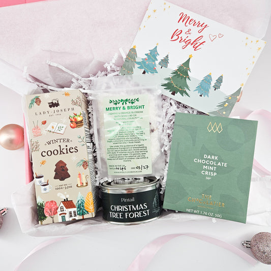 Merry & Bright | Christmas Luxury Treat Box for Women