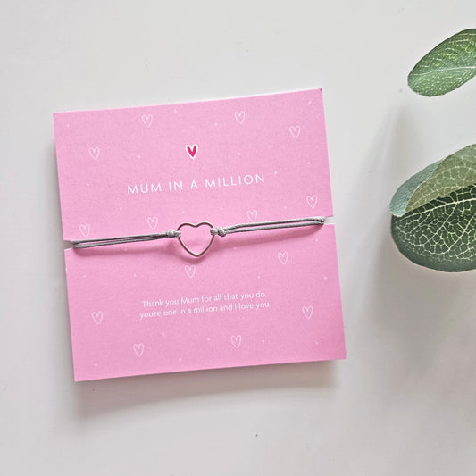 Mum In A Million Bracelet | Build Your Own Birthday gift Box For Mum