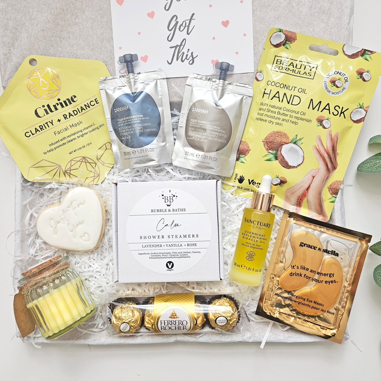 Pamper & Glow Luxury Pamper Set | care package Gifts for Her Next Day Delivery