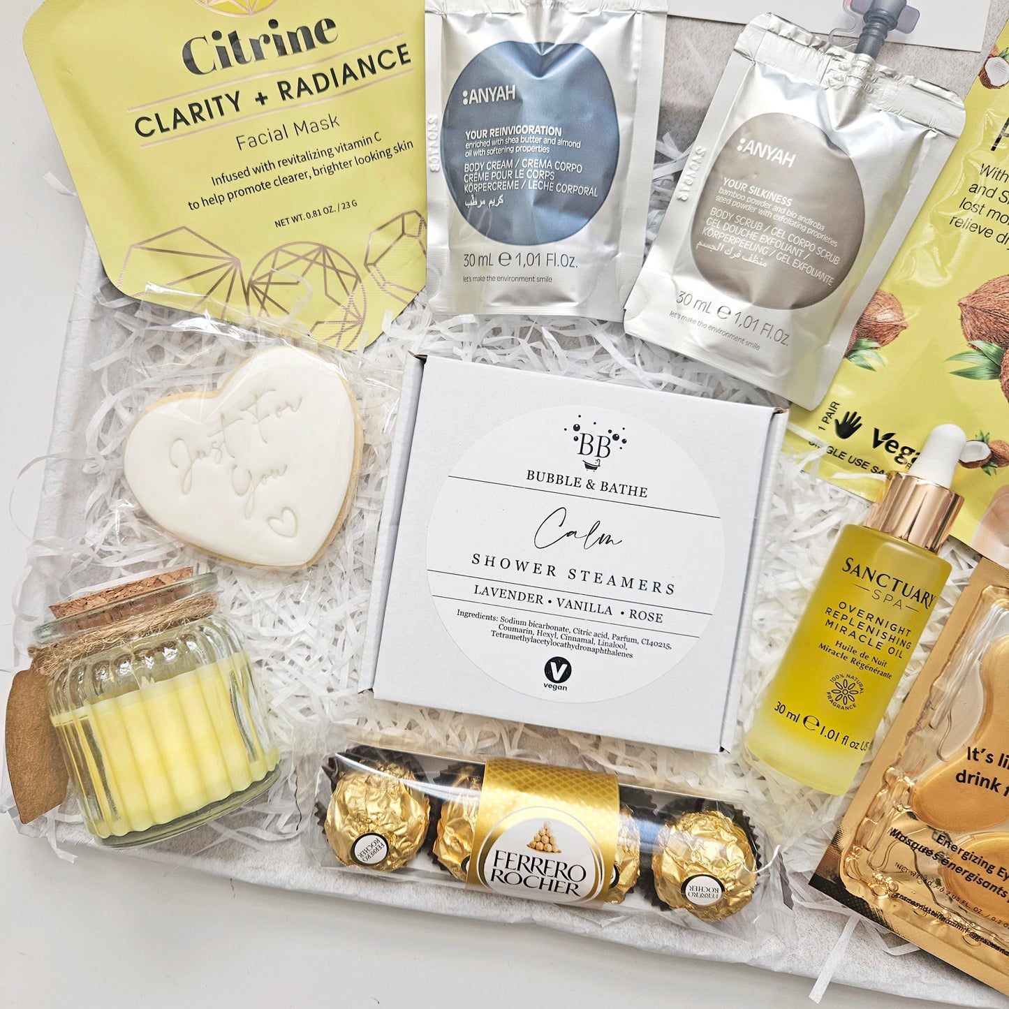 Pamper & Glow Luxury Pamper Set | pamper gift sets for Her Next Day Delivery