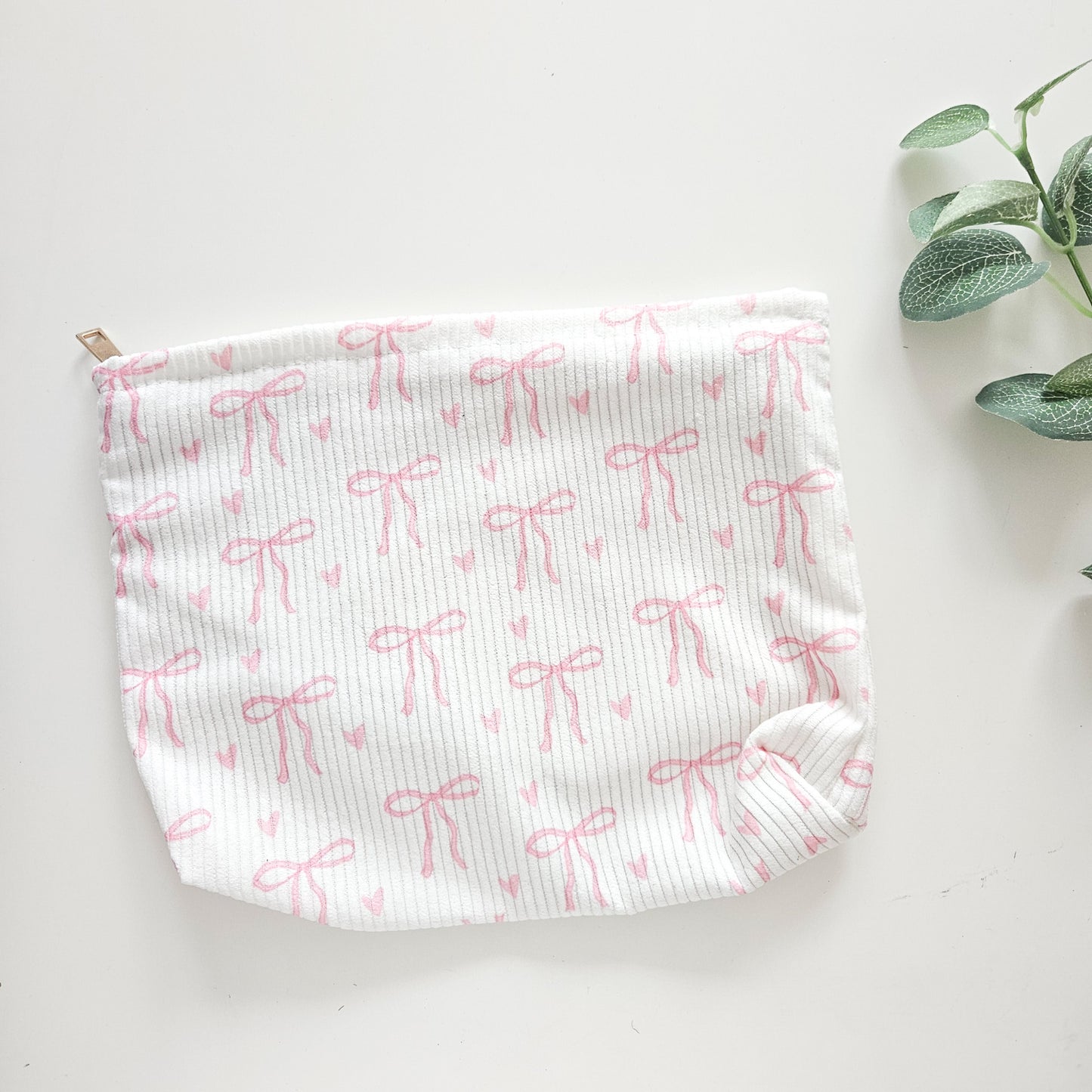 Pink Bow Cosmetic Bag | Build Your Own Beauty Hamper For Her