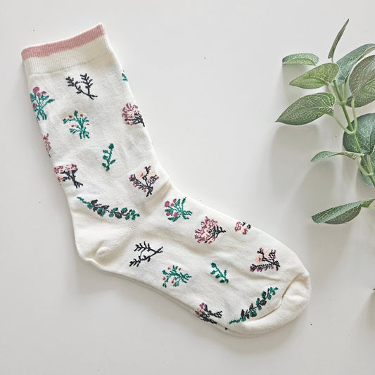 Pretty Floral Socks | Build Your Own Self Care Box