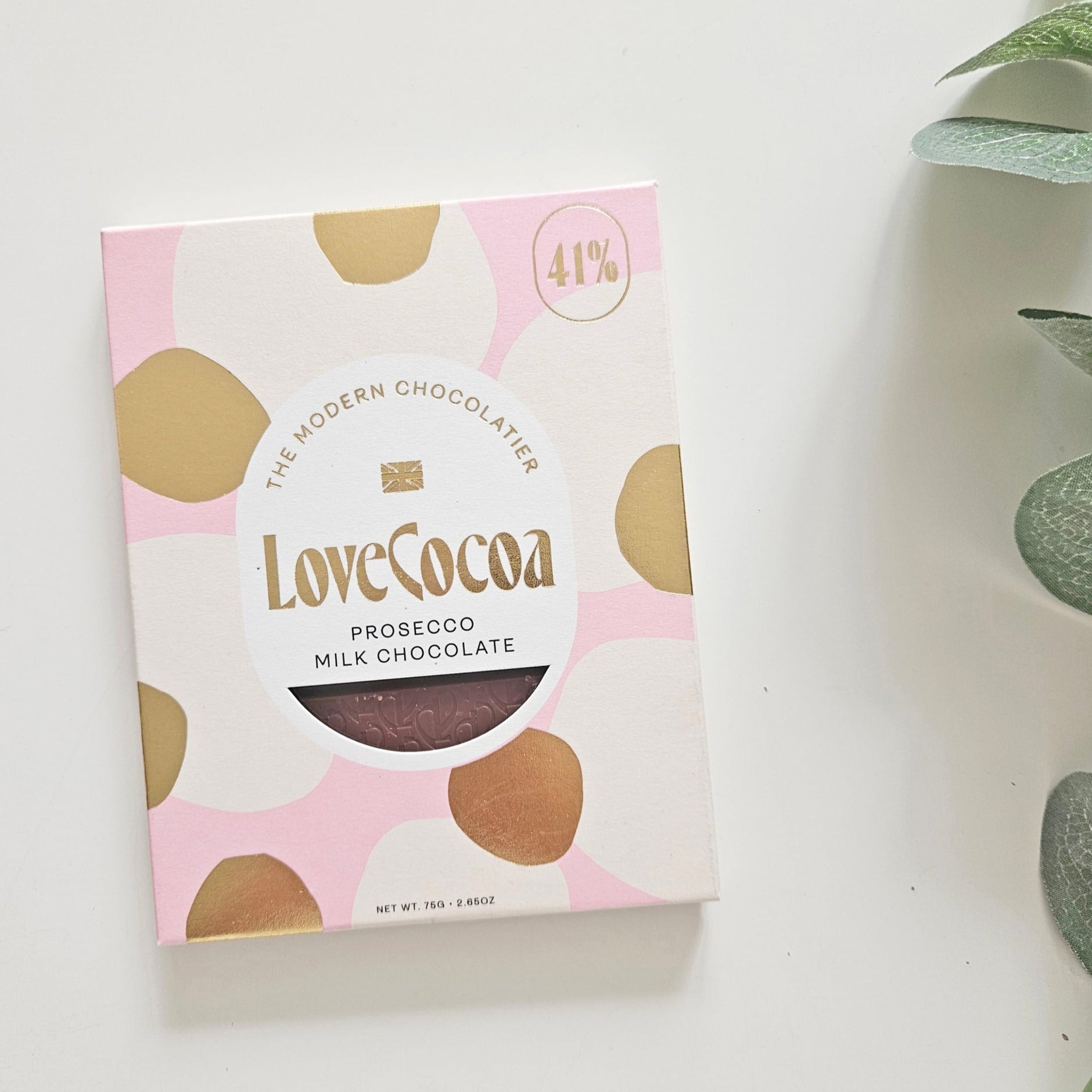 Prosecco Milk Choc Bar | Personalised Happy Birthday Chocolate Hamper