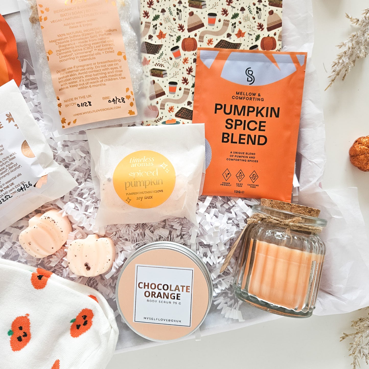 Pumpkin Spice Everything Nice | Autumn & Halloween pamper hamper For Her