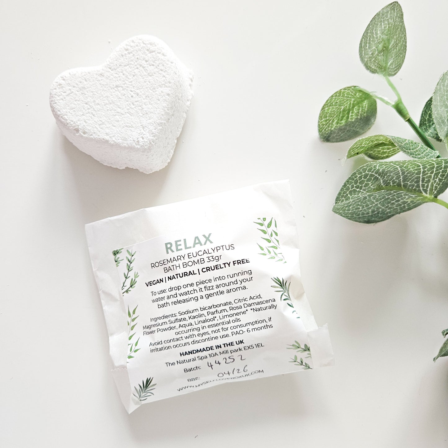 Relax Aromatherapy Bath Bomb | Build Your Own Pamper Hamper for Her