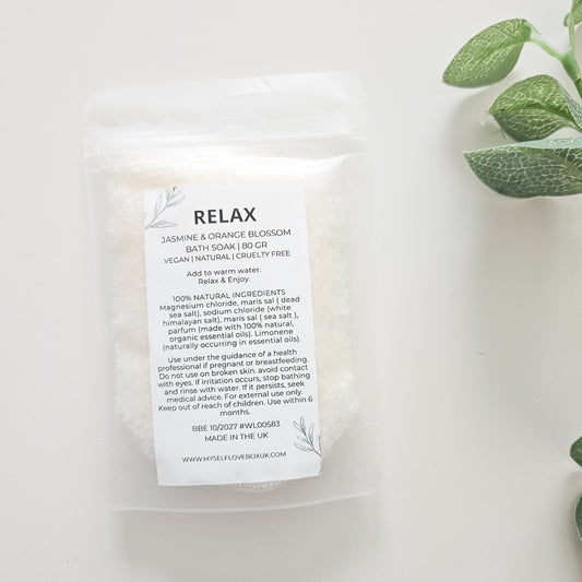 Relax Bath Salts | Build Your Own Home Spa Gift Set for Women