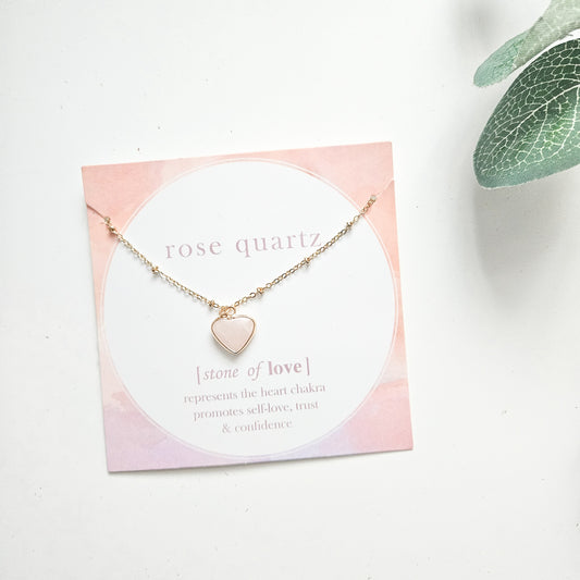 Rose Quarts Necklace | Build Your Own Self Love Gift box