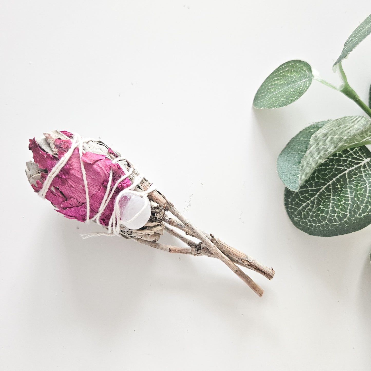 Rose Quartz Sage Smudge Stick | Build Your Own Spiritual Gift Box