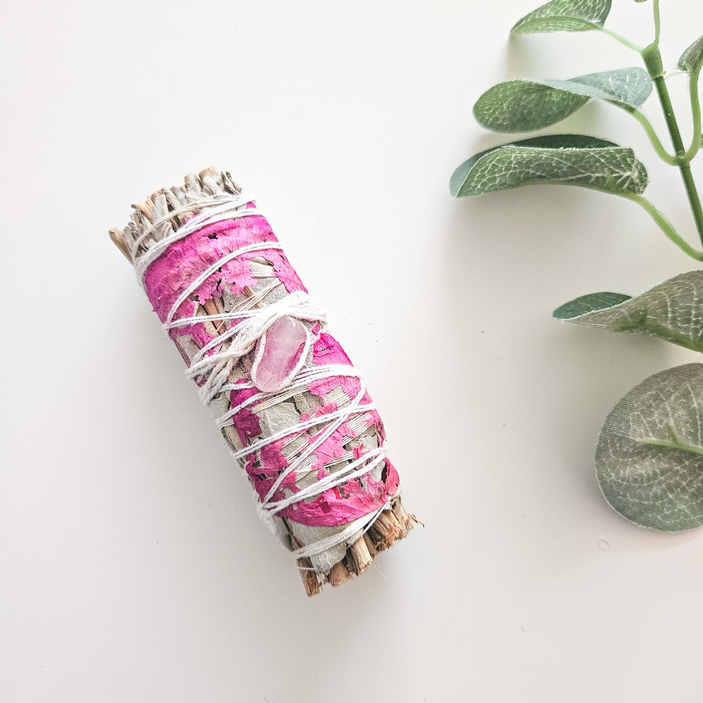 Rose Quartz Sage Smudge Stick | Build Your Own Spiritual Gift Set