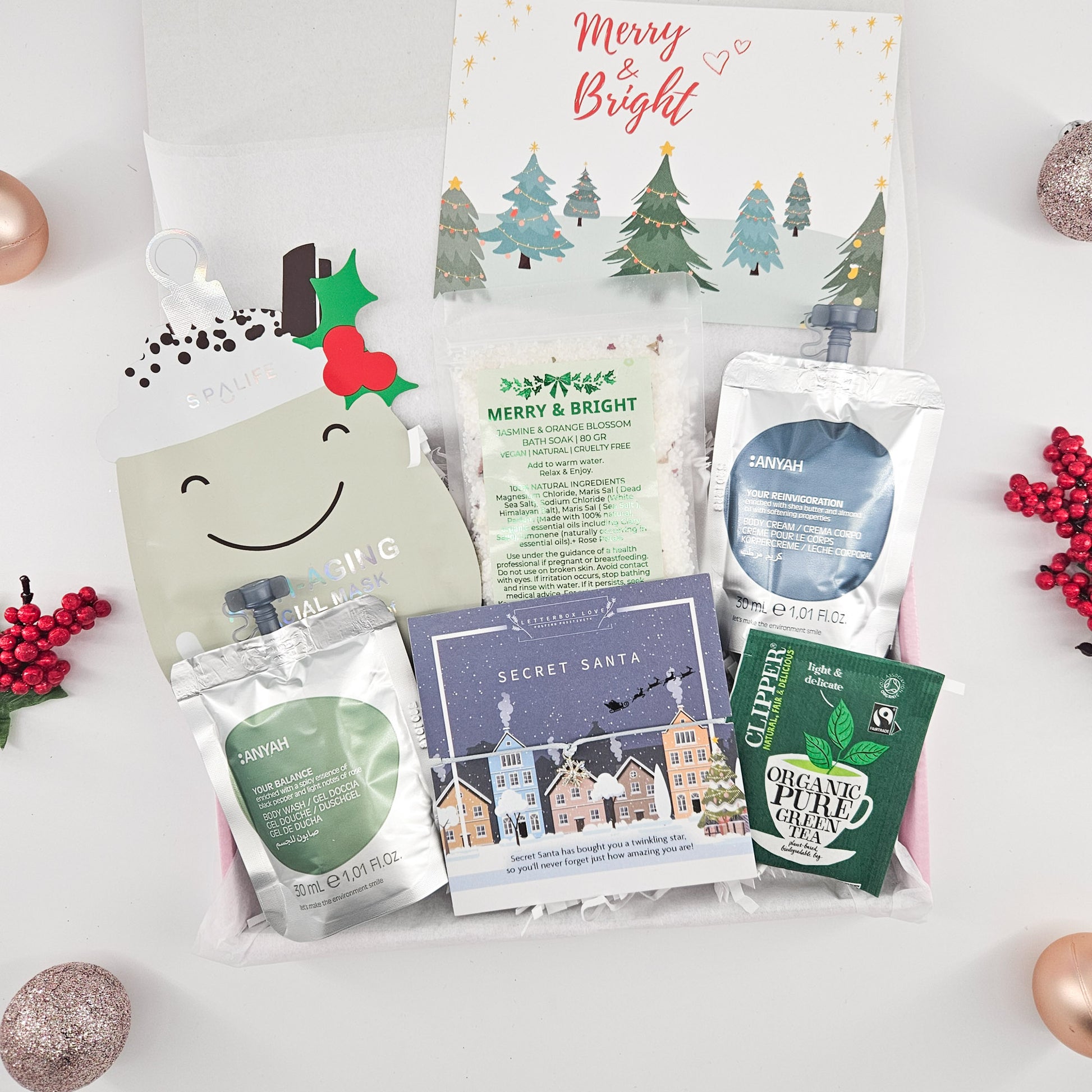Secret Santa Surprise | Festive Mini Letterbox Gift for her