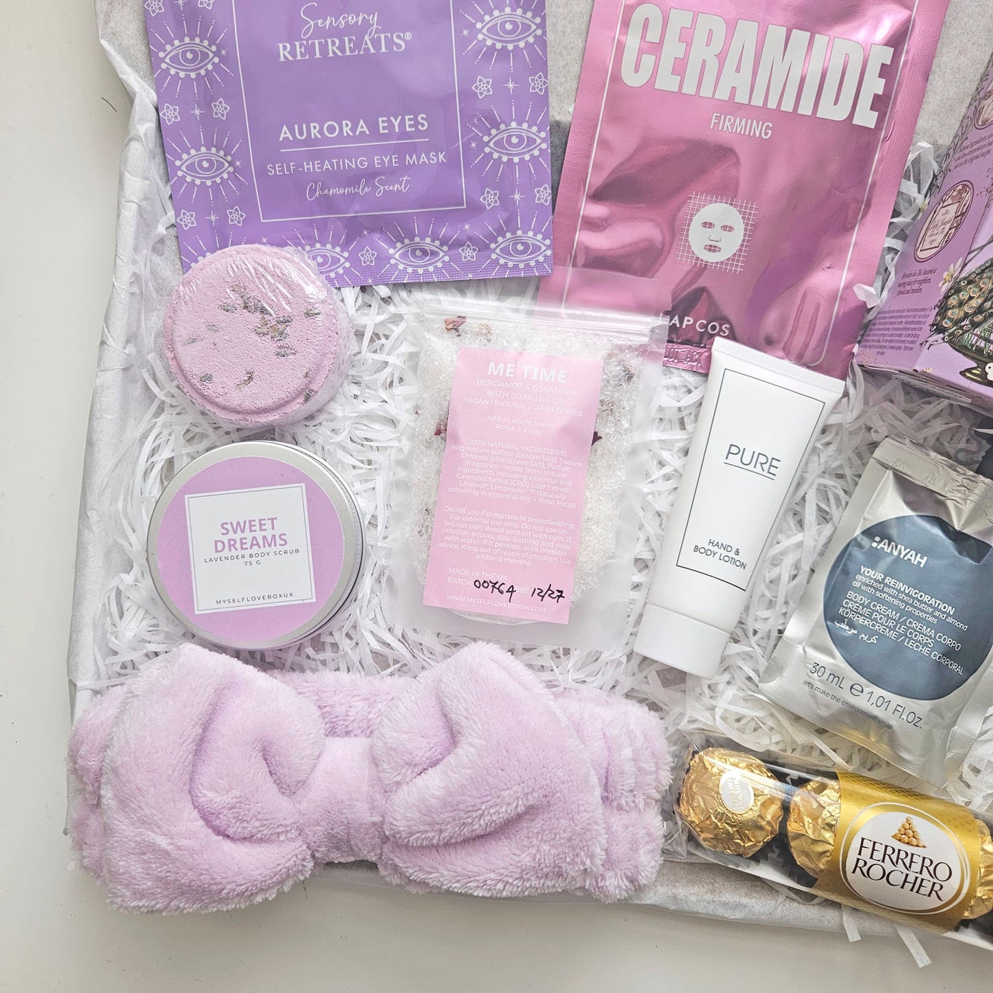 Self Love Treats | Luxury pamper gift box for ladies Next Day Delivery