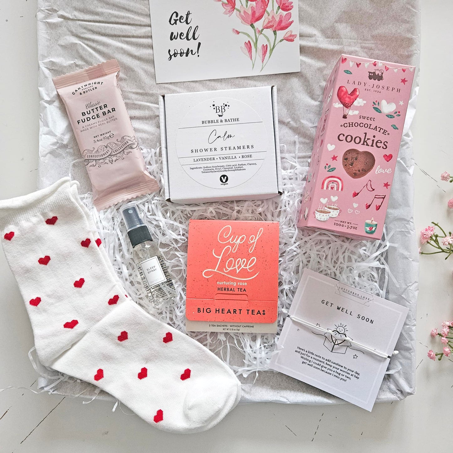 Sending Love Get Well Soon Gift Box | Thoughtful Care Package for her