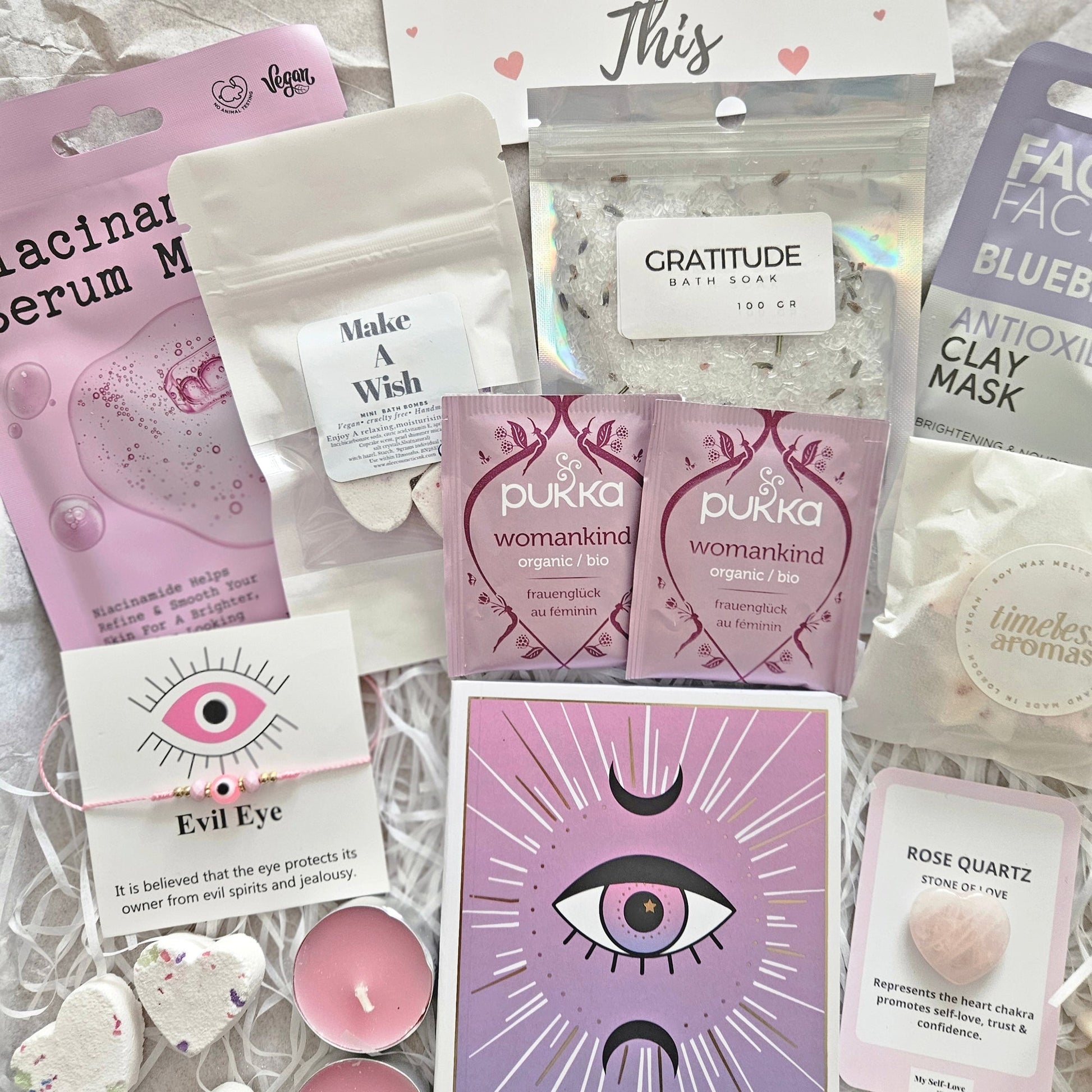 Spiritual pamper hamper | Thoughtful self care gifts for female friends Next Day Delivery