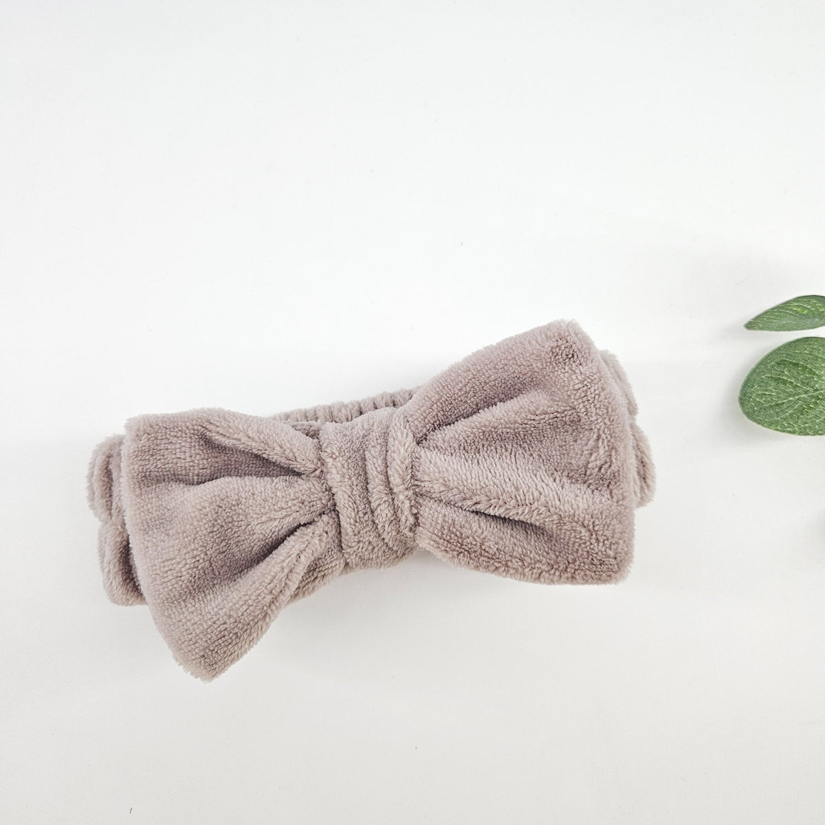 Taupe Bow Spa Headband | Pamper Gift