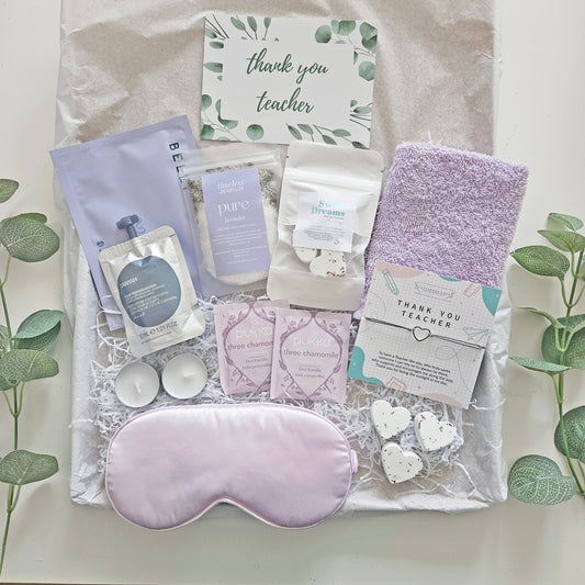 Teacher pamper Gift Box For Her Next Day Delivery pampering Gifts Uk
