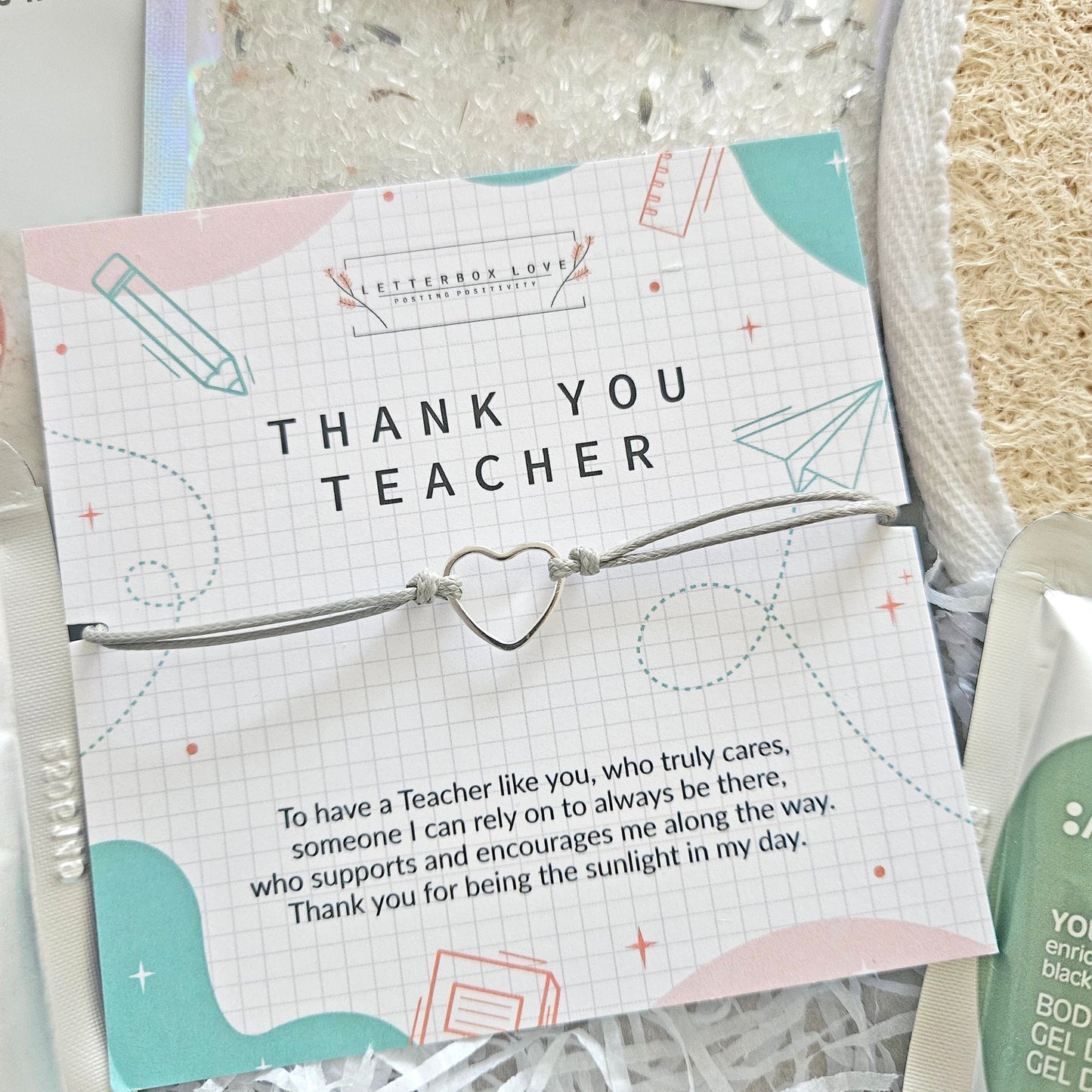 Teacher pamper box for her Next Day relaxation Present Delivery by post