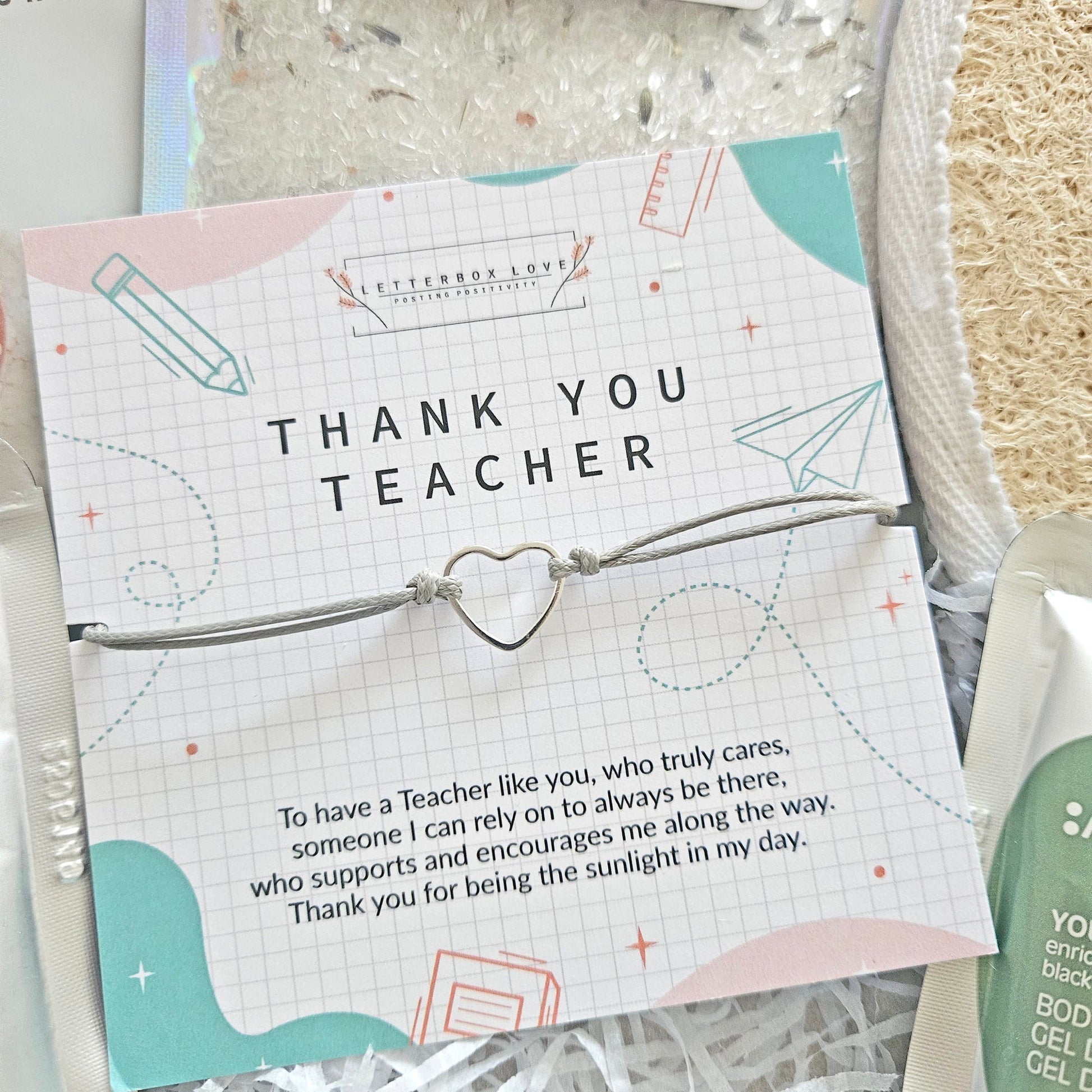 Teacher pamper box for her Next Day relaxation Present Delivery by post
