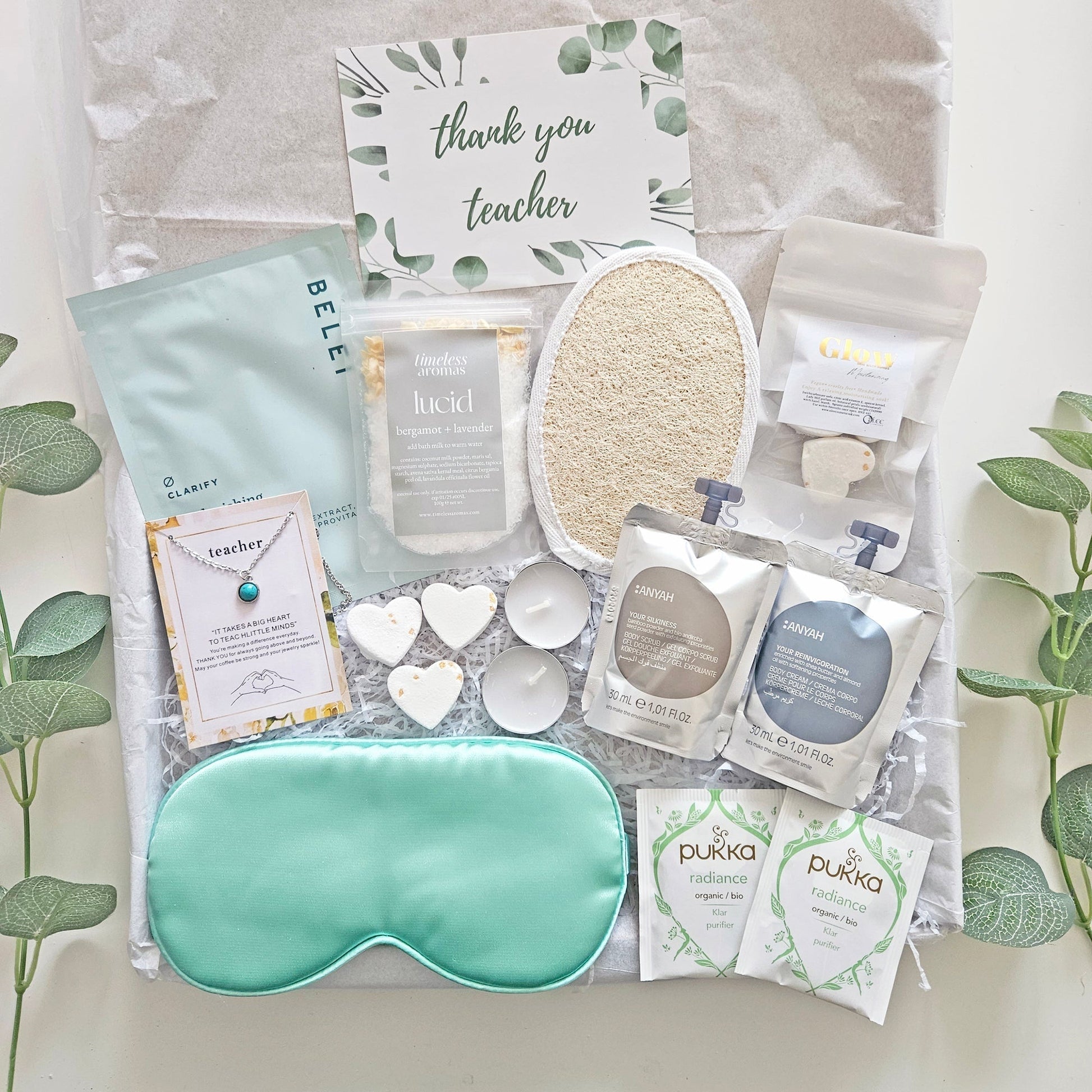 Teacher spa gift set for her It takes a big heart to shape little minds gift