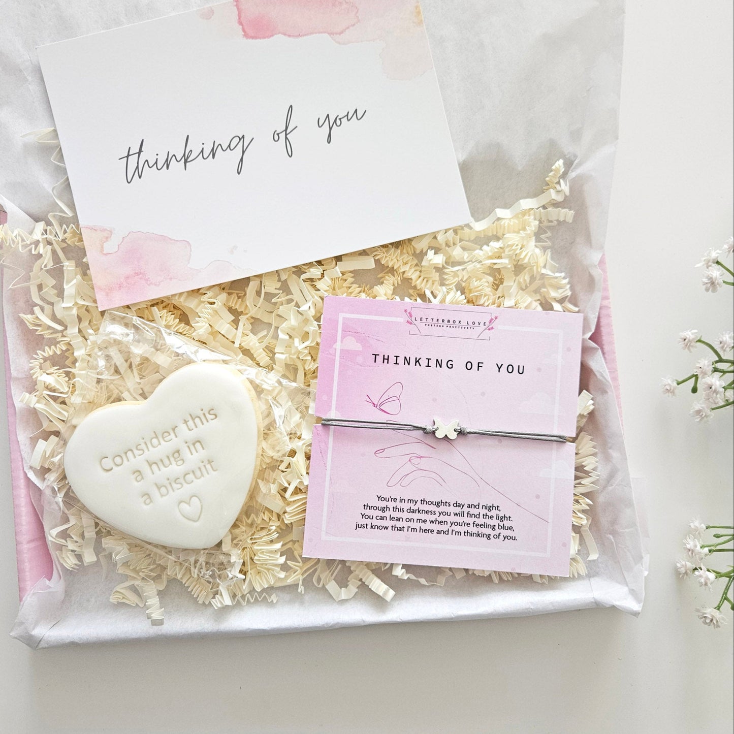Thinking of You Mini Care Package Gift Letterbox Gifts for Her Uk