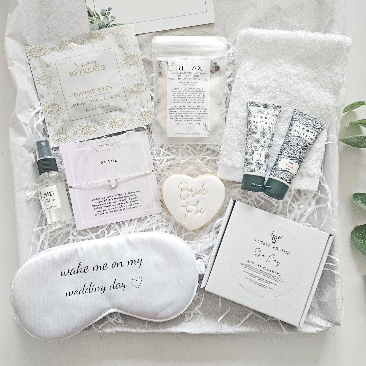Thoughtful bride to be self care gifts mother to bride pamper gift by post uk