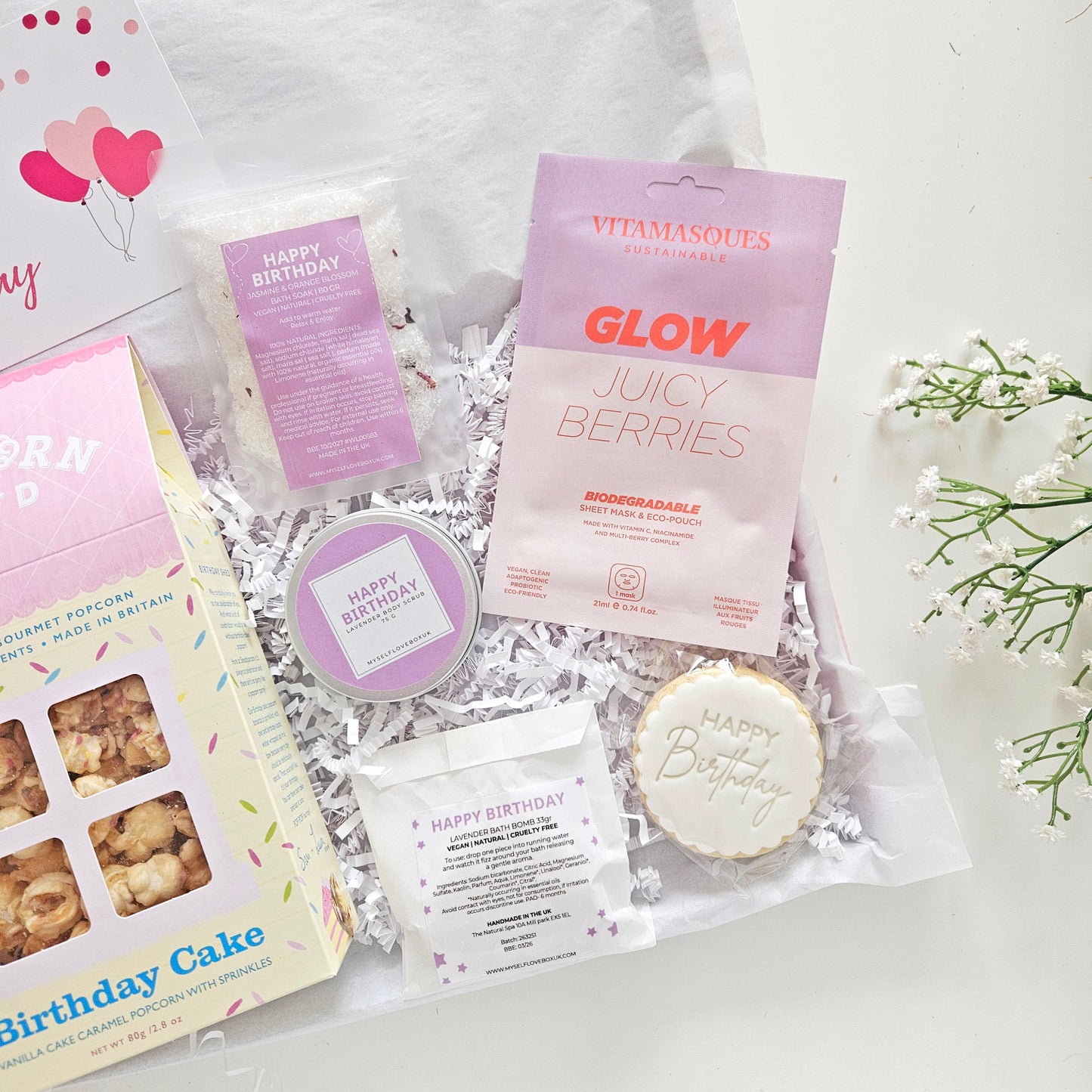 UNWIND & CELEBRATE | BIRTHDAY PAMPER BOX