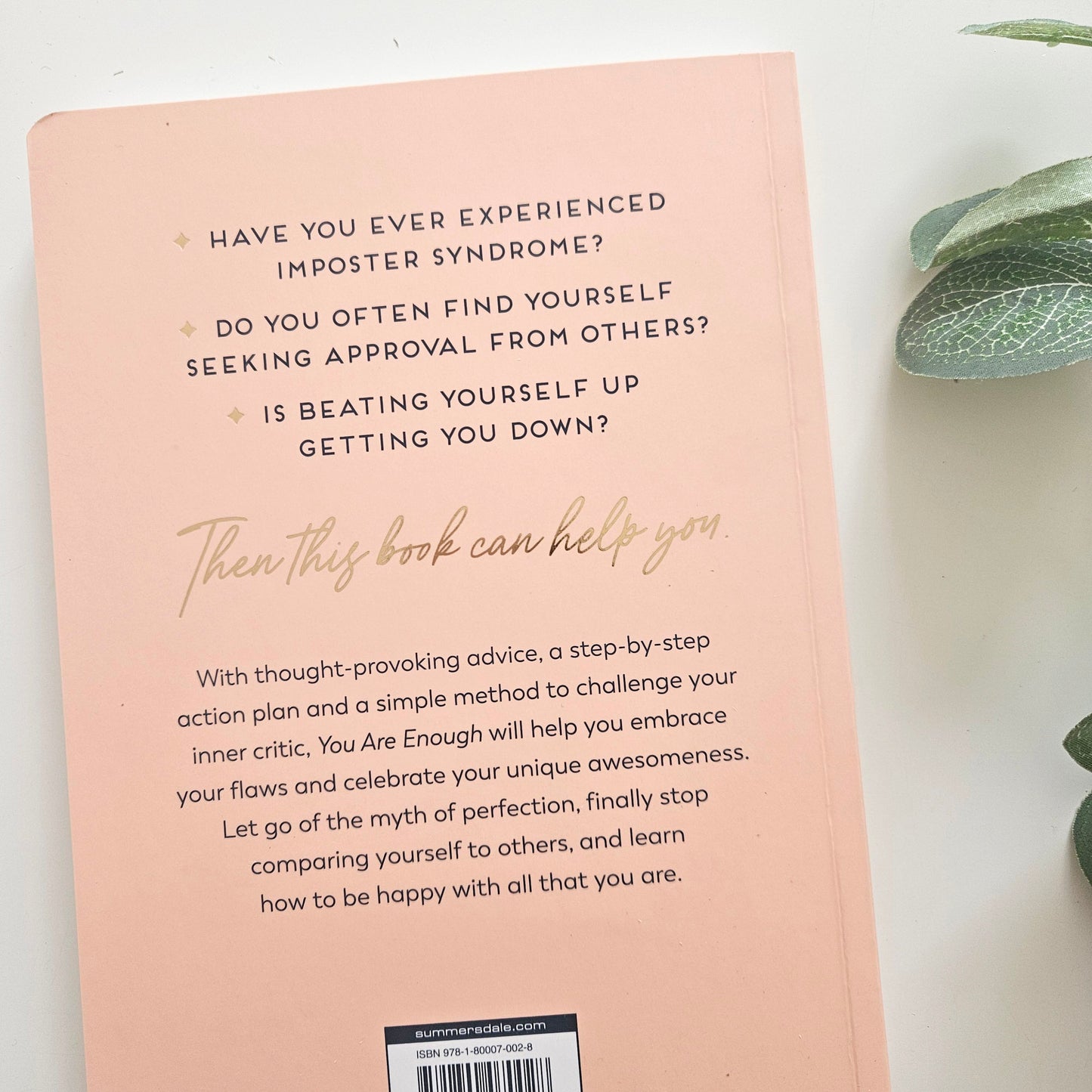 You Are Enough Self-Help Book | Build your Own Hug In a box