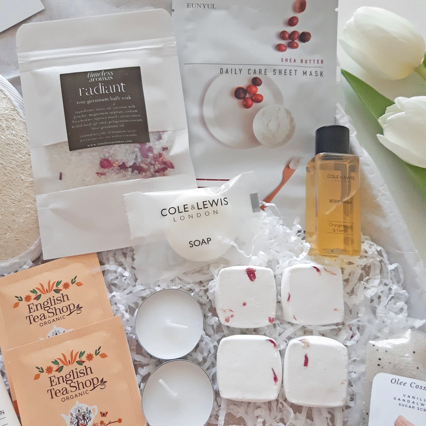 beauty pamper hamper for her spa gift ideas for leaving presents